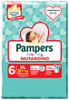 Pampers baby dry mutandino sm taglia 6 extralarge small pack 14 pezzi
