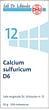 Calcium sulfuratum 12 schuss 6 dh 50 g